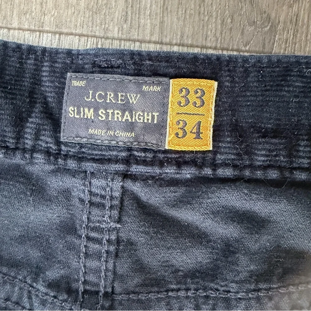 J. Crew Men's Dark blue Corduroy Pants